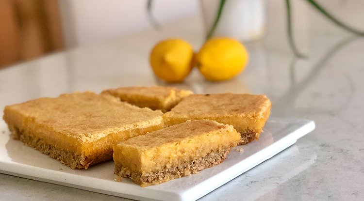 Healthy Dessert: Lemon Slices